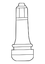 9008045006 - Suspension: Valve Stem for Scion: tC, xA, xB | Toyota: 4Runner, Avalon, Camry, Celica, Corolla, Cressida, Echo, FJ Cruiser, Highlander, Land Cruiser, Matrix, MR2 Spyder, Paseo, Pickup, Previa, Prius, Prius Plug-In, Prius V, RAV4, Sequoia, Sienna, Solara, Supra, T100, Tacoma, Tercel, Tundra, Venza, Yaris Image