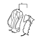 7107407360E2 - : 2019 Toyota Avalon - Seat Back Cover for Toyota: Avalon Image