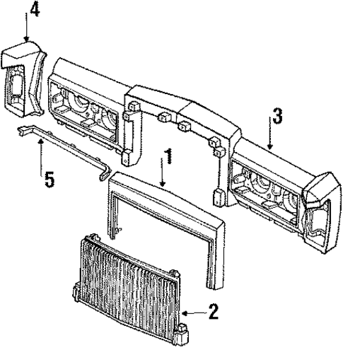 Front Panel for 1986 Lincoln Town Car #0