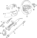 85692802 - Steering: Steering Column for Cadillac: LYRIQ, OPTIQ | Chevrolet: Blazer EV, Equinox EV Image