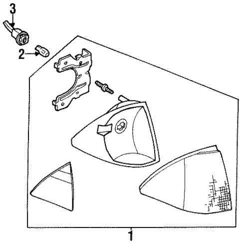 Bulbs - Chassis for 1992 Ford Mustang #0