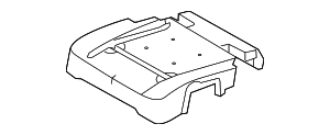 AE9Z7463841E - Body: Pad Rear Seat Cushion for Ford Image