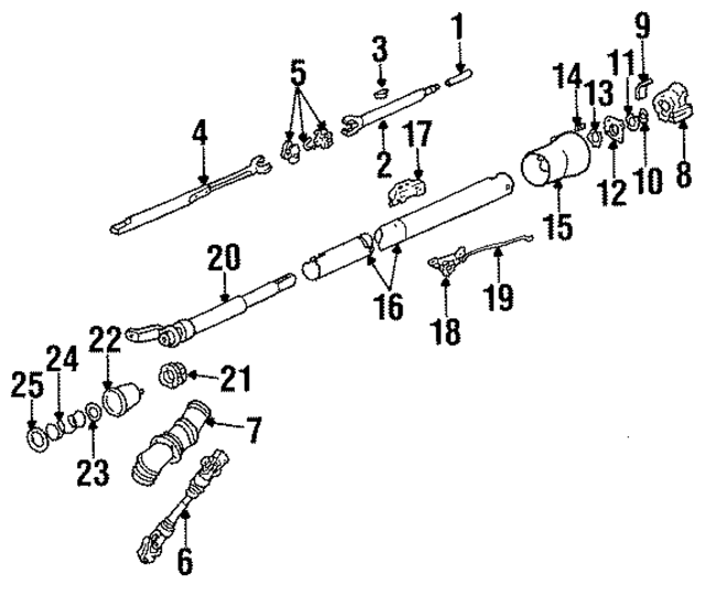7841340 - : Intermediate Shaft for GM Image