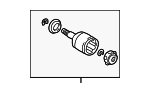 4340360030 - Front Drive Axle: Inner Cv Joint for Toyota Image
