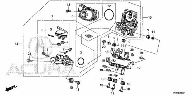 Tandem Motor Cylinder for 2020 Acura RLX #0