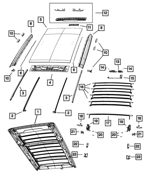 Roof for 2022 Jeep Wrangler #3