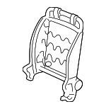 81526S9AJ51 - Body: Seat Back Frame for Honda: CR-V Image