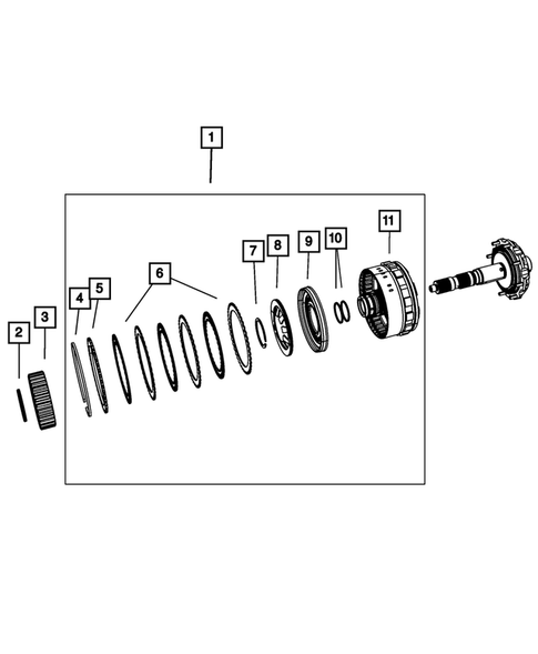 Gear Train for 2007 Chrysler Pacifica #5