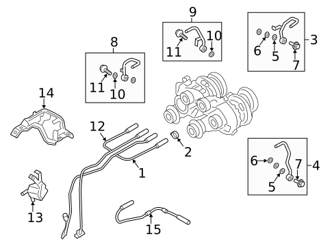 Coolant Lines for 2016 BMW M5 #0