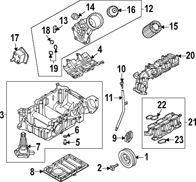 263493N100 - : Oil Filter Housing Connector for Hyundai Image