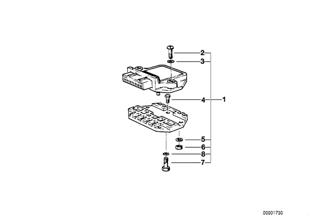 12142325284 - Engine Electrical System: Ignition Control Unit -  for BMW-Motorrad Image