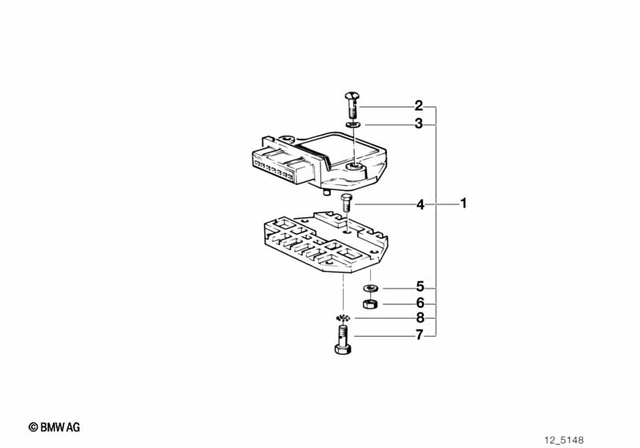 12142325284 - Engine Electrical System: Ignition Control Unit -  for BMW-Motorrad Image