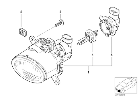 Fog Lights for 2003 Mini Cooper S #0
