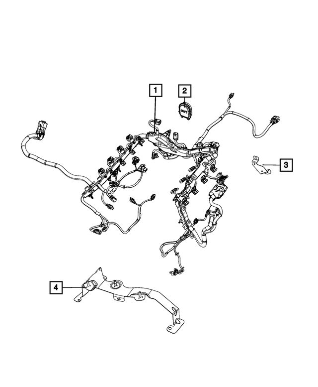 68333689AA - : Isolator Bracket for Mopar Image