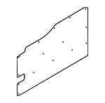 EK4Z6127411AH - Body: Sliding Door Trim Panel for Ford Image