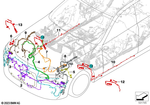 61125B328A6 - : Wiring Harness Front End for BMW Image