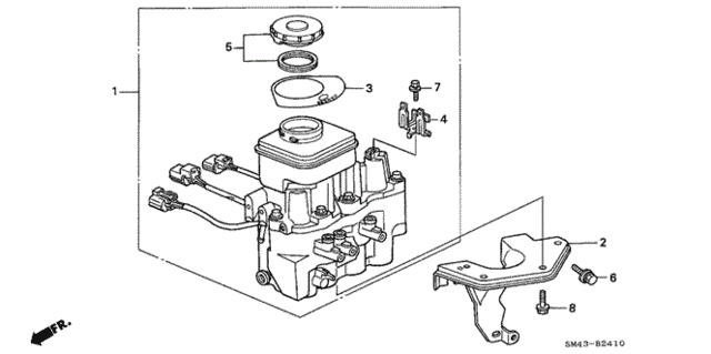 ABS Modulator (1) for 1991 Honda Accord #0