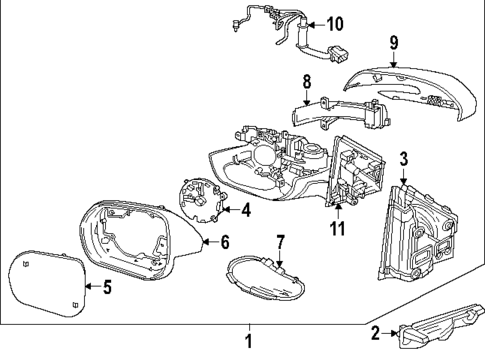 Mirrors for 2024 GMC Acadia #0