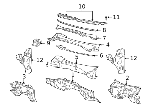 Cowl for 2010 Ford F-150 #1