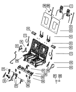 1UN971D3AA - Interior Trim: Recliner Handle for Mopar Image