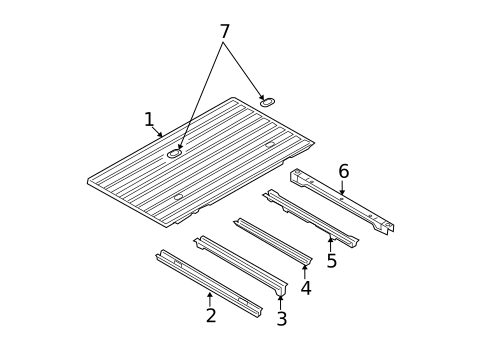 Floor - Pick UP Box for 2008 Dodge Ram 1500 #1