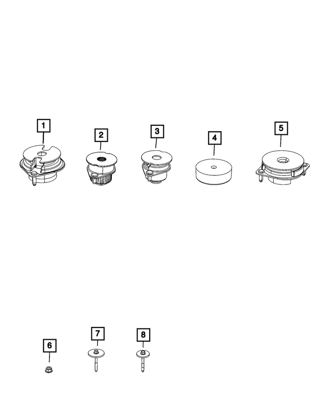 52122532AB - Frame, Bumper and Fascia: Mass Damper for Mopar Image
