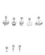 52122532AB - Frame, Bumper and Fascia: Mass Damper for Ram: 1500, 1500 Classic, 2500 Image
