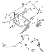 5032840AB - : Pcv Valve To Intake Manifold Hose for Mopar Image
