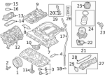 6M115441G - Engine: Oil Filter Housing Gasket for Audi Image