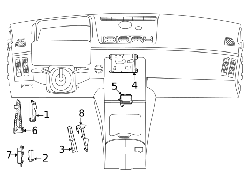 Antenna & Radio for 2025 Mercedes-Benz C43 AMG #5