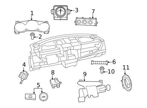Gauges for 2014 Chrysler 200 #0