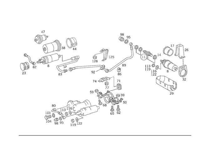 3091530126 - Fuel System: Fuel Pump for Mercedes-Benz Image image