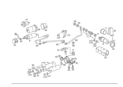 Fuel Pump Package for 1988 Mercedes-Benz 300TE #0