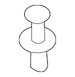 K2A150037 - Body: Bumper Cover Fastener for Kia: Rio, Sephia, Spectra, Spectra5 Image