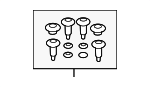 8S8898022 - Body: Adjust Plate Mount Kit for Audi Image