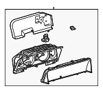 838006D871 - : 2004 2005 Toyota Land Cruiser - Instrument Cluster for Toyota: Land Cruiser Image