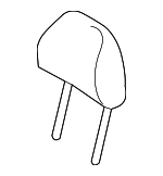 89700A9830DLF - Body: Headrest for Kia: Sedona Image