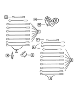 4728038AE - Electrical: Ignition Cable Package for Dodge: Dakota, Durango, Ram 1500, Ram 2500, Ram 3500 Image