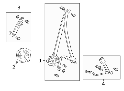 Front Seat Belts for 2011 Acura MDX #0