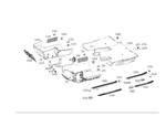 2226807300 - Panelling: Front Floor Covering for Mercedes-Benz Image