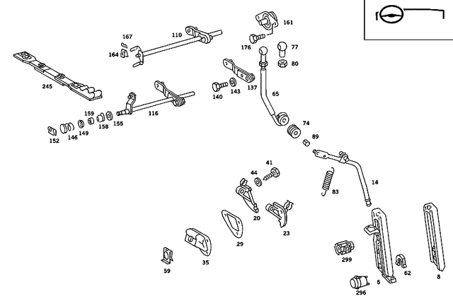1263001920 - : Shaft for Mercedes-Benz Image