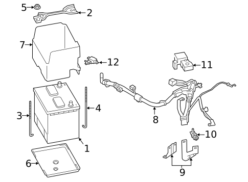 Battery for 2023 Subaru Ascent #0