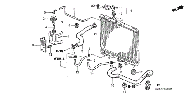 Radiator Hose for 2005 Honda Insight #0