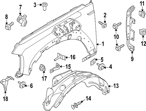Fender & Components for 2024 Ford Bronco #0