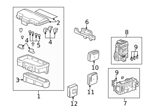 Electrical Components for 2003 Acura CL #0