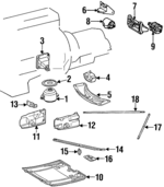 1295240930 - : Splash Shield for Mercedes-Benz Image
