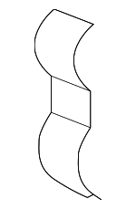 3C0317827D - Cooling System: Pipe Assembly Front Bracket for Volkswagen: Passat Image