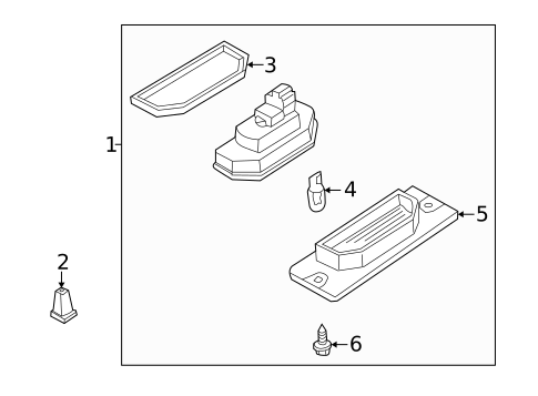License Lamps for 2004 INFINITI I35 #0