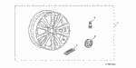 8W18TR0100A3 - Accessory Components: CAP ASSY., WHEEL CENTER for Honda Image