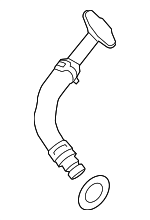11428626653 - Engine: Oil Outlet Tube for BMW: 228i, 228i xDrive, 320i, 320i xDrive, 328i, 328i GT xDrive, 328i xDrive, 428i, 428i Gran Coupe, 428i xDrive, 428i xDrive Gran Coupe, 528i, 528i xDrive, M2, X1, X3, X4, X5 Image